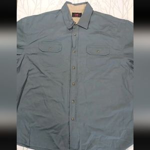 Wrangler Grey Utility Long Sleeve Mens 2XL Shirt  W=50 L=33